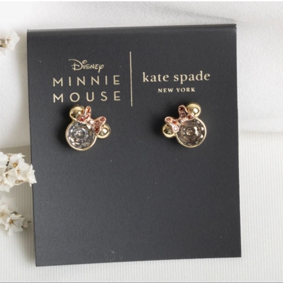 kate spade Jewelry - NWT KATE SPADE Minnie Mouse Stone Studs